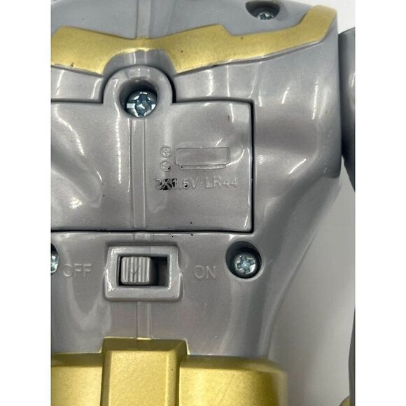 Power Rangers Super Megaforce Action Figure 10" Black & Silver Makes Noise Talks - Picture 7 of 8